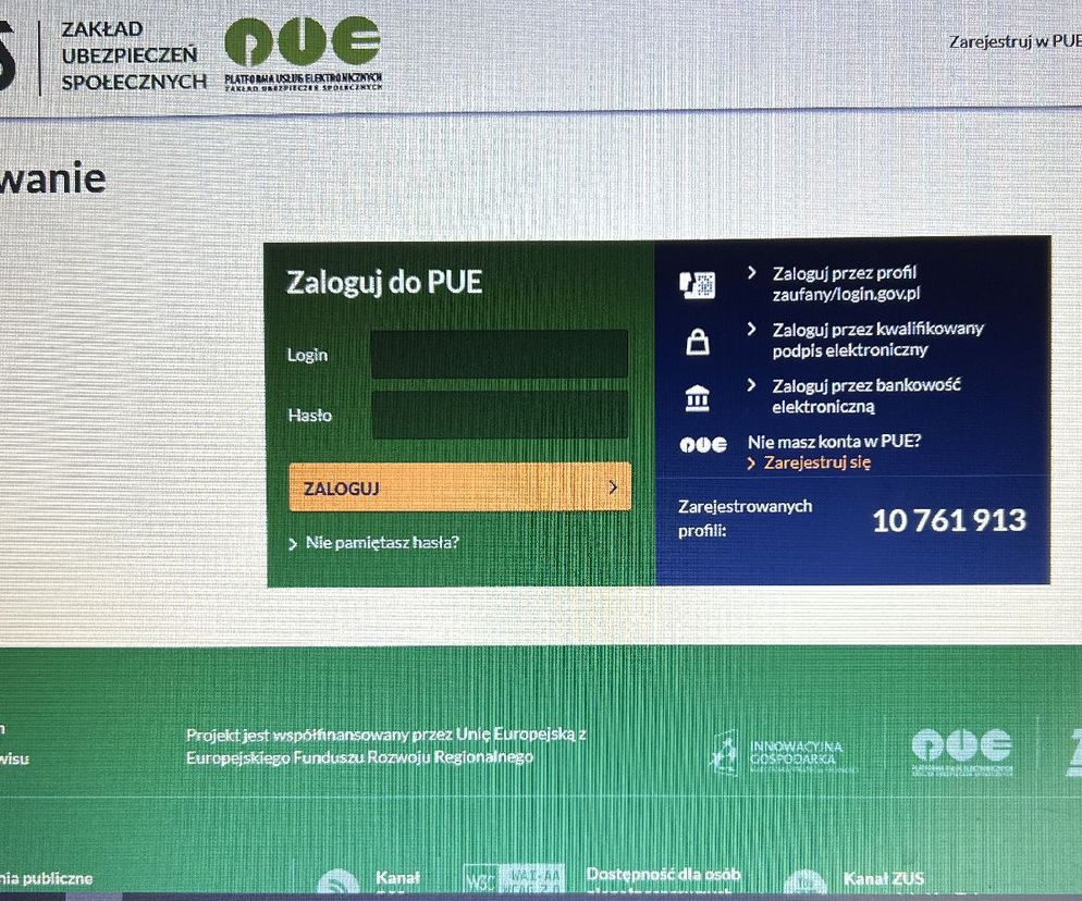 Profil na PUE ZUS obowiązkowy