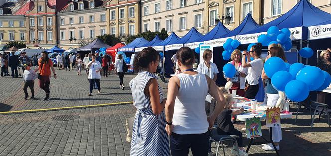 Trwa piknik "Zadbaj o zdrowie” na Placu Zamkowym w Lublinie