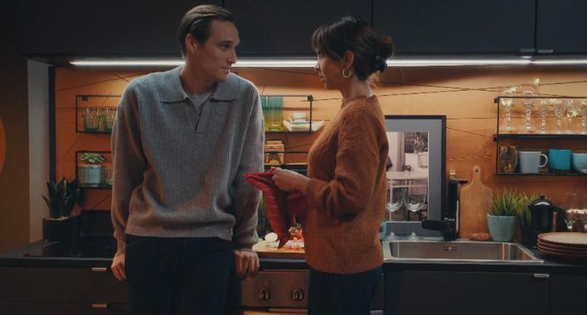 	M jak miłość odc. 1867. Olek (Maurycy Popiel), Aneta (Ilona Janyst)