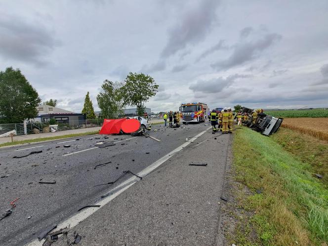 Wypadek na DK94 w Źródłach 