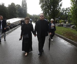 Gabriela Muskała boso na pogrzebie Joanny Kołaczkowskiej