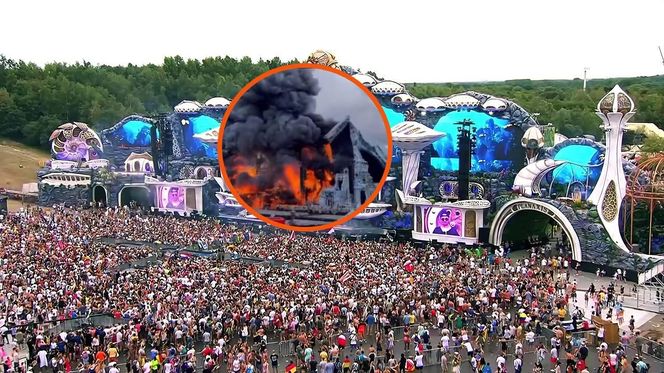 Wielki pożar na scenie głównej festiwalu Tomorrowland. Trwa akcja gaśnicza [ZDJĘCIA]