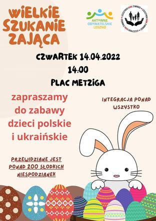 W Wielki Czwartek w Lesznie Wielkie Szukanie Zająca