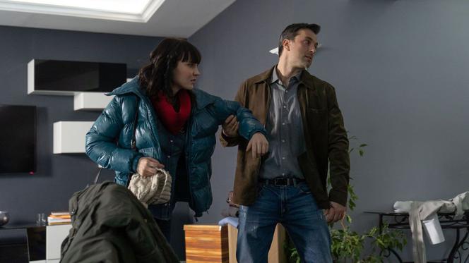 Na dobre i na złe odc. 733. Wera (Magdalena Celmer), Marcin Molenda (Filip Bobek)	