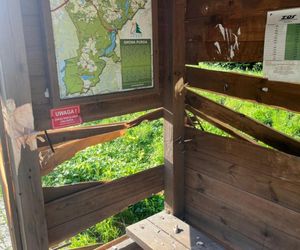 Wandale zniszczyli drewniane przystanki autobusowe