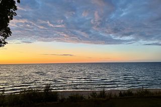 Widok z apartamentu Hevenia w Rewalu