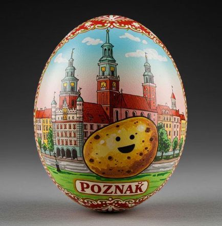 Pisanki z Poznania wygenerowane przez AI