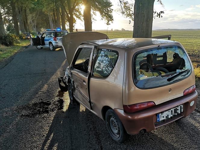 Wypadek na trasie Debrzno - Cierznie
