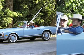 Katy Perry i Orlando Bloom na przejażdżce klasycznym Mercedesem! [ZDJĘCIA] Co za styl