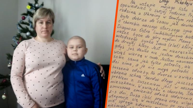 Mama ciężko chorego chłopca napisała wzruszający list do świętego Mikołaja