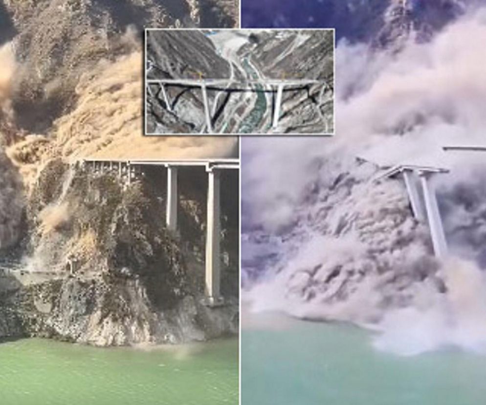 Wielki most runął parę miesięcy po otwarciu! Wideo przeraża