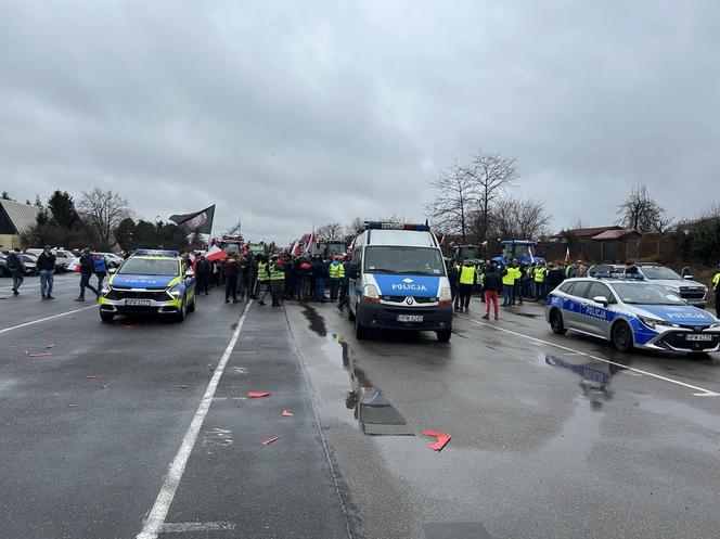 Protest rolników w Koszalinie