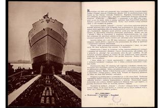 M/S Sobieski, M/S Chrobry : Linia Południowo-Amerykańska = South-America Line = Südamerika Linie