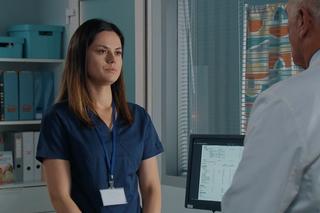 M jak miłość odc. 1690. Jerzy Argasiński (Karol Strasburger), Kasia (Paulina Lasota)