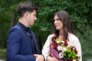 Barwy szczęścia odc. 3103. Regina (Kamila Kamińska), Justin (Jasper Sołtysiewicz)