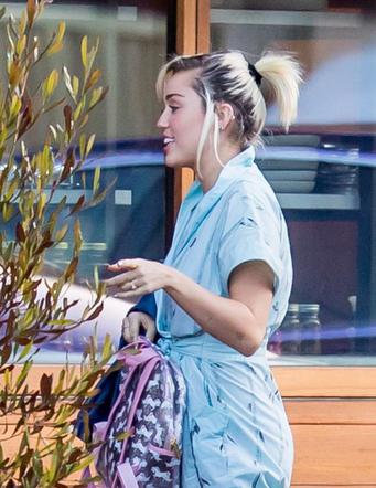 Miley Cyrus i Liam Hemsworth na lunchu