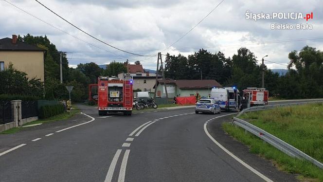Śląsk: Makabryczna śmierć młodego motocyklisty. Na jezdni został tylko kask