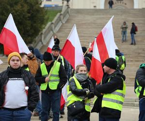 Protest rolników 20 marca w Lublinie. Przeszli ulicami miasta pod LUW