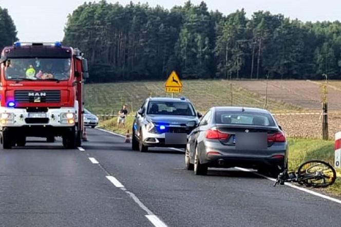 Rowerzysta zginął pod kołami BMW