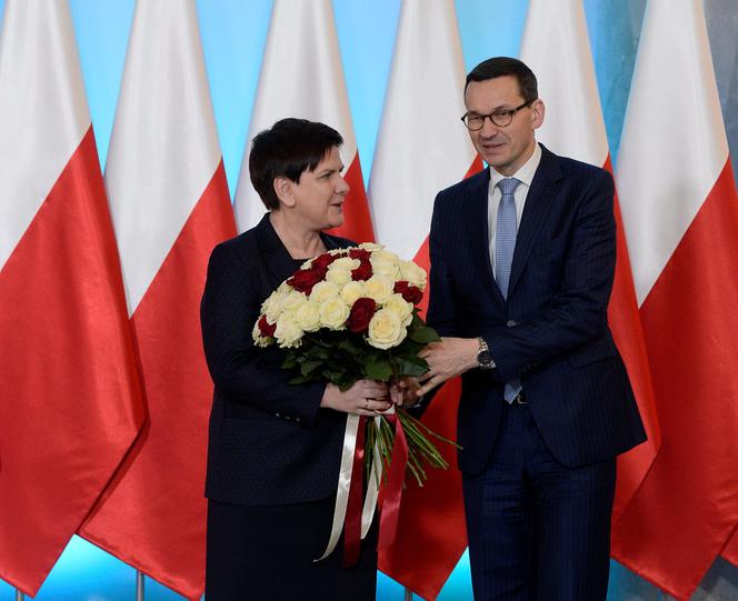 Beata Szydło i Mateusz Morawiecki