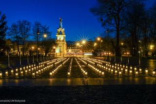 Miasto ofiarom pandemii. Białystok uczcił pamięć zmarłych na COVID-19 [ZDJĘCIA]