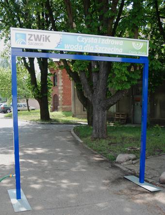 Nowe bramki wodne w Szczecinie