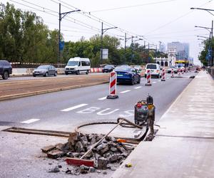 Remont na moście Poniatowskiego