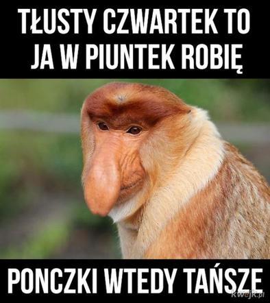 Śmieszne memy na Tłusty Czwartek