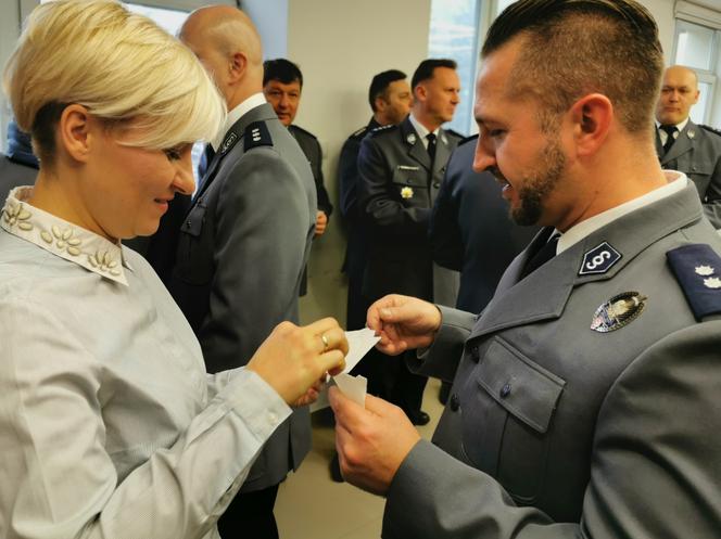 Białystok. Spotkanie wigilijne policjantów