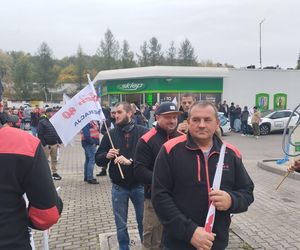 Wielka blokada Jastrzębia-Zdroju. Protest górników i hutników. Miasto stoi