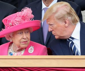 Trump u królowej był królem gaf! Teraz się poprawi?