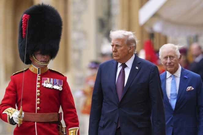 Donald Trump w Wielkiej Brytanii, spotkanie z królem Karolem III