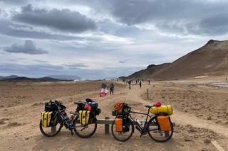   Policjant z Rzeszowa chce okrążyć Islandię na rowerze [GALERIA]