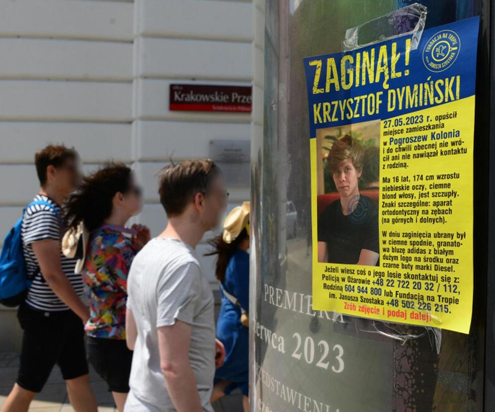 Czy poszukiwany 16-letni Krzysztof Dymiński żyje i wróci do domu? Oni nie tracą nadziei. „Bez was nie dalibyśmy rady”