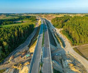 Obwodnica Łomży - plac budowy w sierpniu 2024