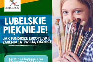 Lubelskie - konkurs plastyczny dla dzieci o funduszach europejskich