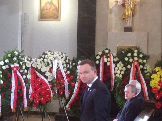 POGRZEB Andrzeja Urbańskiego. Andrzej Duda na pogrzebie