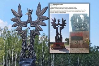 Zdewastowano pomnik ofiar Rzezi Wołyńskiej. To cios w polską pamięć. Policja szuka sprawców