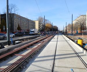 Budowa tramwaju do Dworca Zachodniego w listopadzie 2025 r.