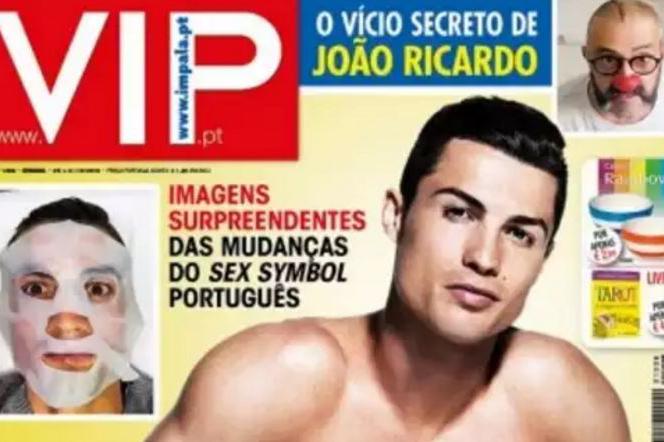 Okładka magazynu z Cristiano Ronaldo