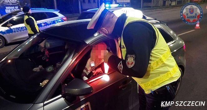 Szczecińscy policjanci dbali o bezpieczeństwo w noc sylwestrową