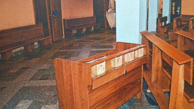 Włamał się do kościoła i ukradł ofiarę