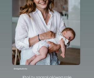 Olga Kalicka ruszyła z promocją… własnego dziecka! Córeczka ma zaledwie miesiąc, a już występuje w reklamie