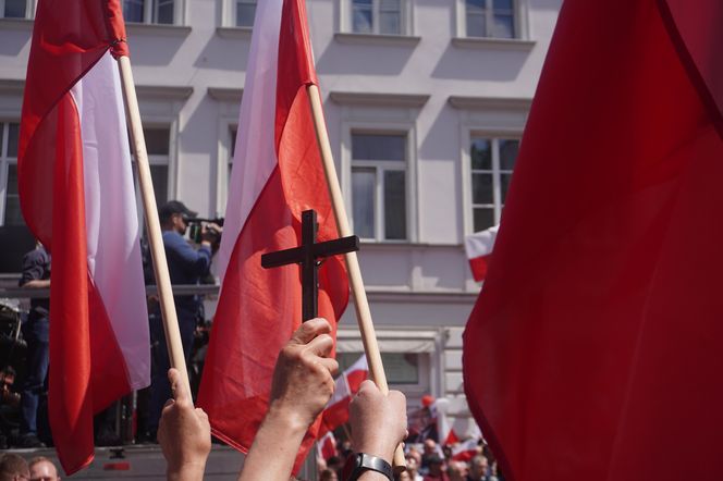 "Wielki marsz za Polską" Karola Nawrockiego 25.05.2025
