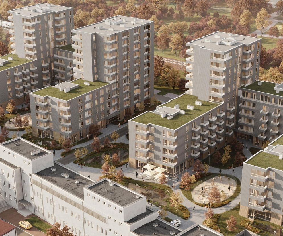 Nowe budynki komunalne w Warszawie. W środku znajdzie się kilkaset mieszkań