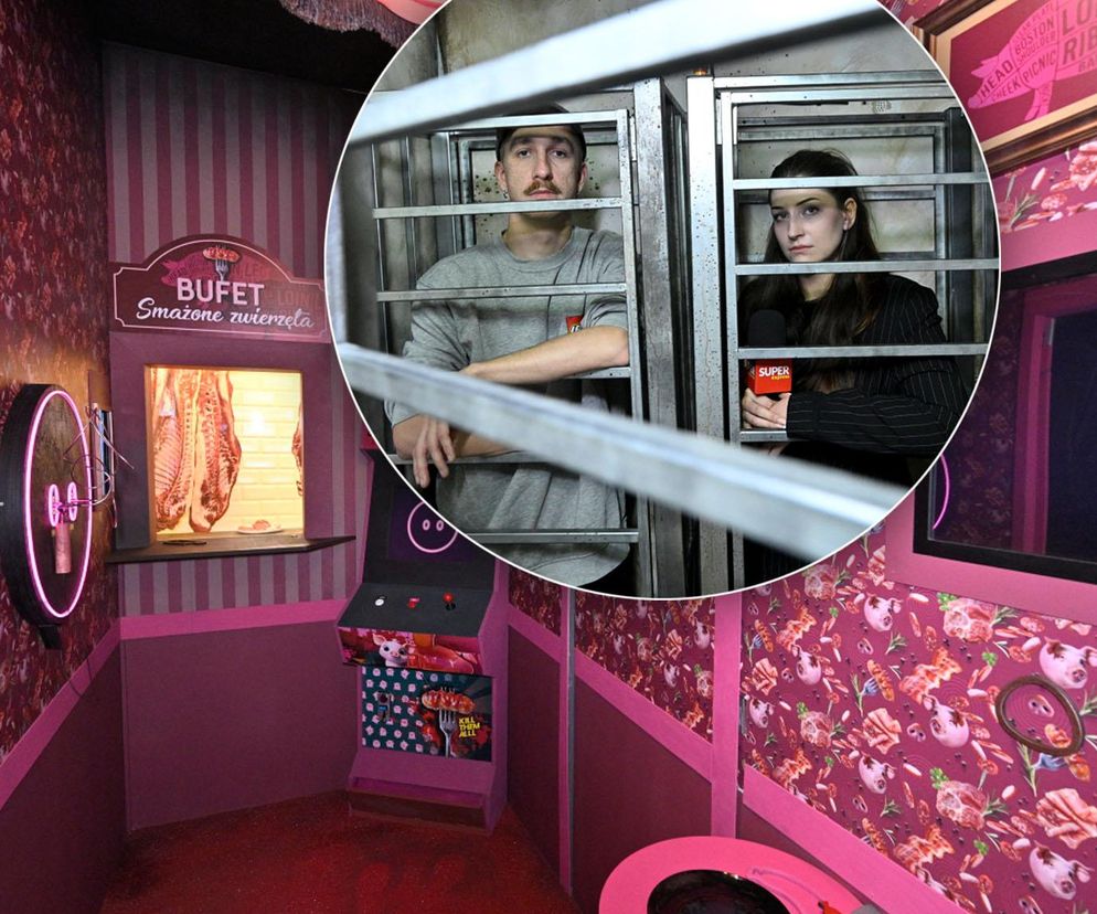 Reporterzy Super Expressu zamienili się w świnie. To pierwsze takie miejsce w Polsce. Nietypowy escape room w Warszawie