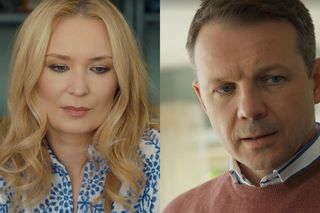 Barwy szczęścia, odcinek 3062: Karolina (Marta Dąbrowska), Bruno (Lesław Żurek) 