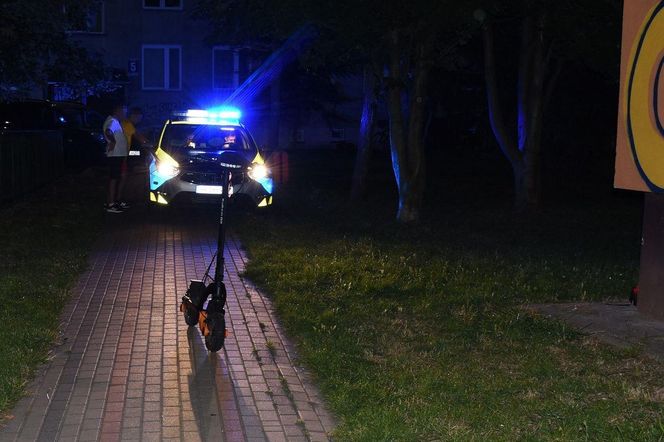 hulajnoga elektryczna wypadek