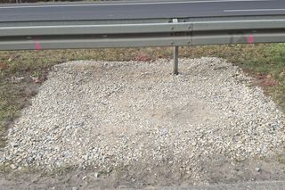 Zapadlisko w Bolesławiu na DK 94