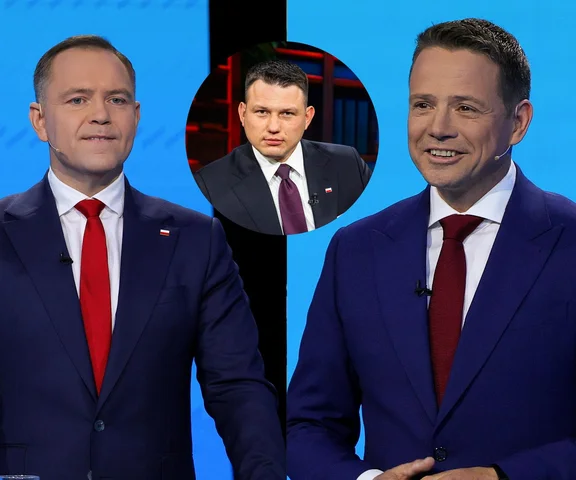 Mentzen o debacie Trzaskowskiego i Nawrockiego